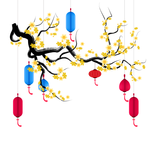 —Pngtree—vector ry blossom for chinese_3743758